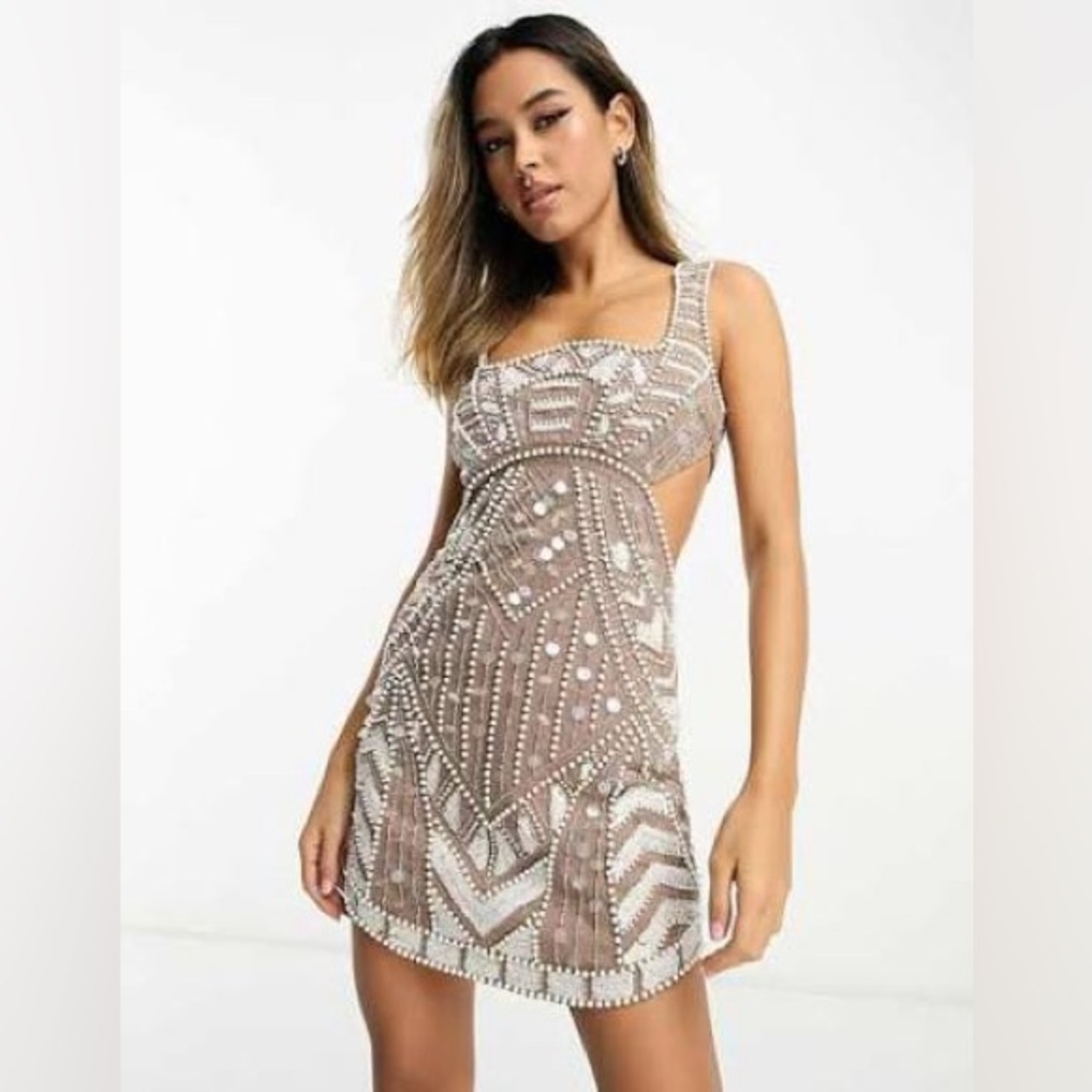 Asos pearl mini dress - Picture 4 of 5